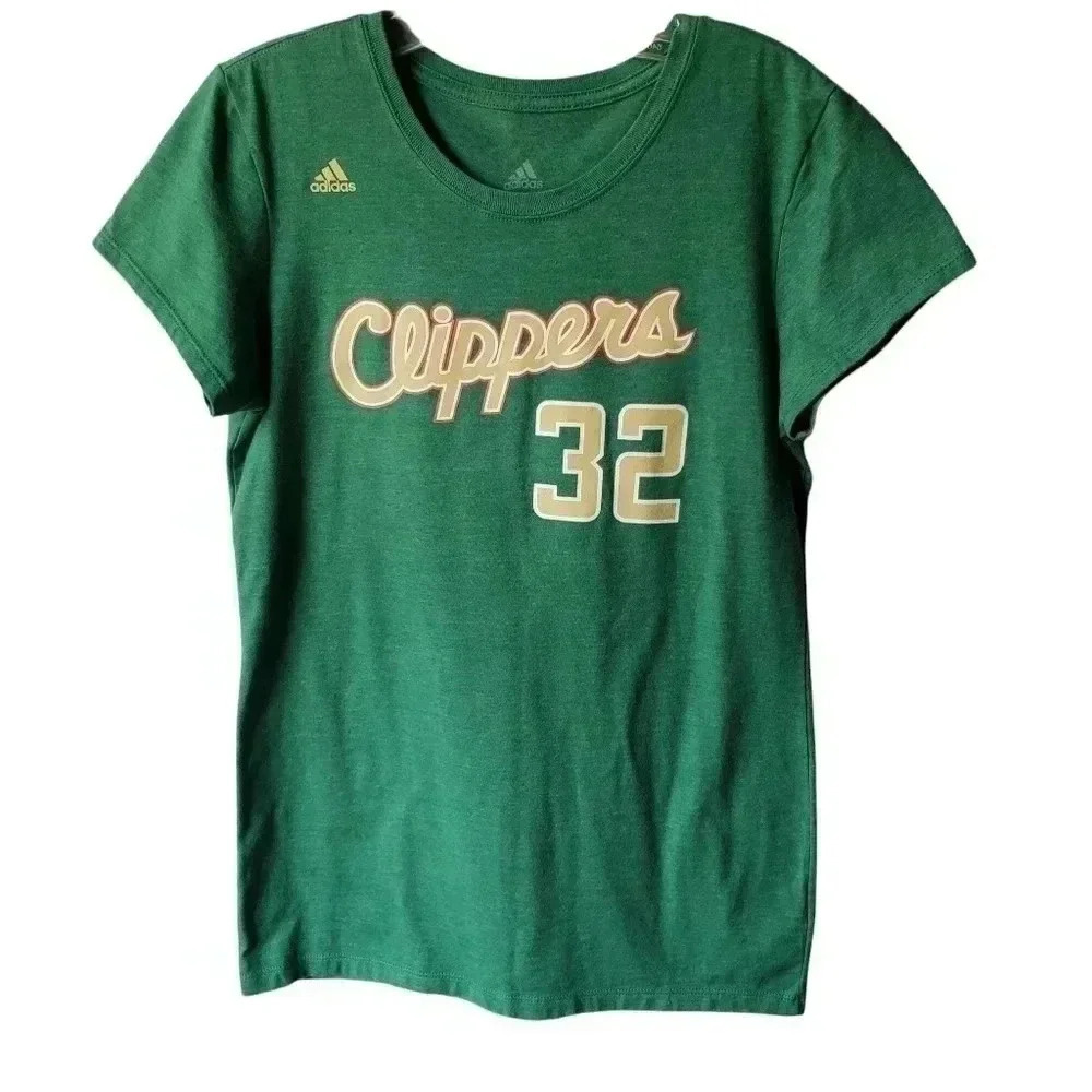 .Adidas women tee short green clipper size XS